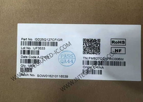 GD25Q127CFIGR Bellek IC Çipi 128Mbit 3.3V Tekdüze Sektör Seri NOR Flash Bellek
