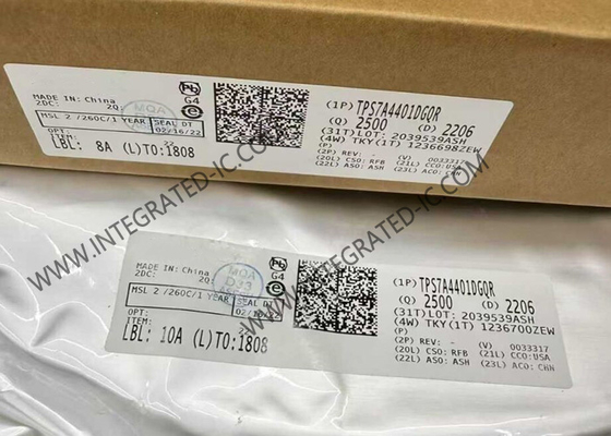 Entegre devreler çipi TPS7A4401DGQR 1 Çıkış 50mA Doğrusal gerilim düzenleyici IC