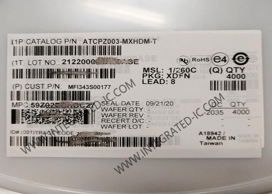 MFI343S00177 Entegre Devre Çipi Kripto Kimlik Doğrulama Güvenli Anahtar Depolama IC XDFN8