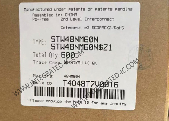 STW48NM60N Entegre Devre Çipi 600V MDmesh II N-Kanal Güç MOSFET Transistörleri