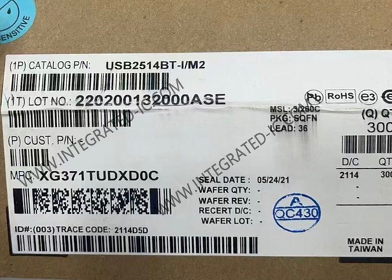 USB2514BT-I/M2 Entegre Devre Çipi 4-Port USB 2.0 Yüksek Hızlı Hub Kontrol Cihazı SQFN36