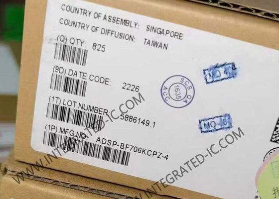 Mikro denetleyici MCU ADSP-BF706KCPZ-4 400MHz Blackfin gömülü işlemci LFCSP-88