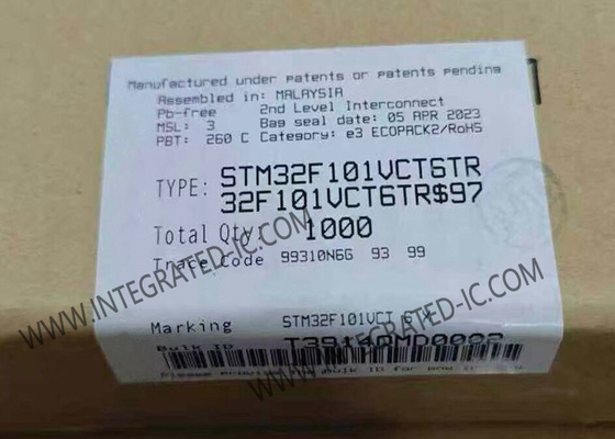 STM32F101VCT6TR Mikrodenetleyici MCU 32-Bit 36MHz ARM Cortex-M3 STM32F1 Mikrodenetleyici 100-LQFP