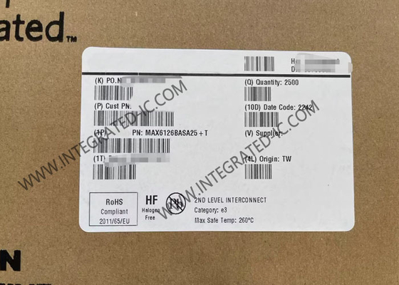 MAX6126BASA25 Entegre Devre Çipi Düşük Düşüşlü Seri Voltaj Referans IC SOIC8