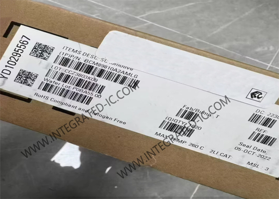 BCM89810A2AMLG Tek Portlu Ethernet RGMII Alıcı IC MLP48 Ethernet Çip