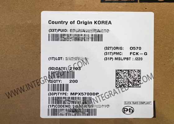 MPX5700DP Sensör IC 700kPa 7mA 5V Farklı basınç sensörü