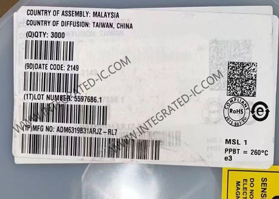 ADM6319B31ARJZ Entegre Devre Çipi Denetleyici Devreler Gözetmen ve Manuel Sıfırlama İle