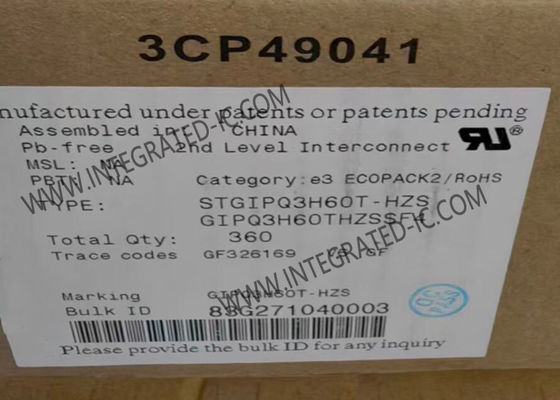 STGIPQ3H60T-HZ Otomotiv IGBT Modülleri 3A 600V 3 Fazlı İnverter Köprü IGBT Modülü