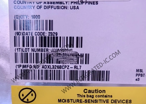 Sensör IC ADXL326BCPZ Düşük Güçlü 3 Eksenli 16 g Hızlandırıcı