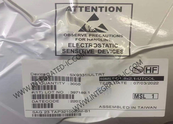 SX9331IULTRT Sensör IC Yüksek Performanslı Küçük 5 Kanallı Kapasitif Sensör
