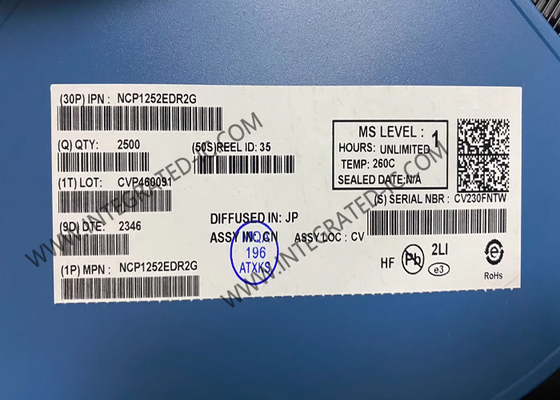 NCP1252EDR2G Entegre Devre Çipi Akım Modu PWM Kontrol Cihazı İleri ve Geri Beslemeli Uygulamalar İçin
