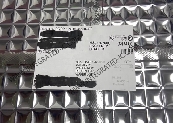 PIC18F66K80-I/PT Mikrodenetleyici MCU 64MHz Yüksek Performanslı 8-Bit Mikrodenetleyici Entegresi