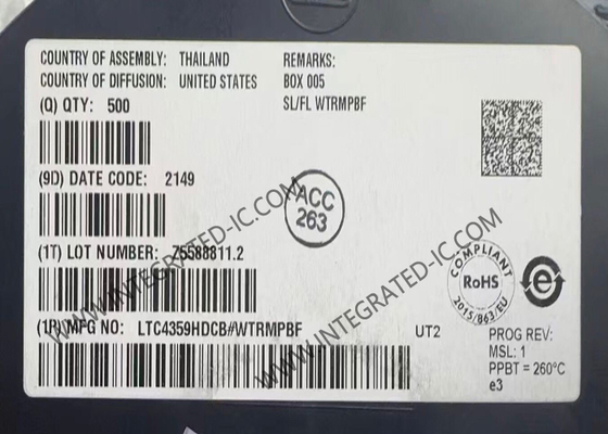 LTC4359HDCB Entegre Devre Çipi 4V - 80V İdeal Diyot Kontrol Cihazı DFN6