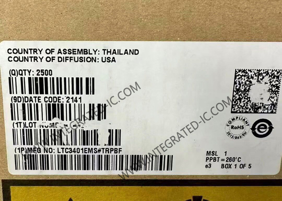 LTC3401EMS Entegre Devre Çip 1A Senkroniz Boost Değiştiricisi 3MHz Step Up Regulatorları