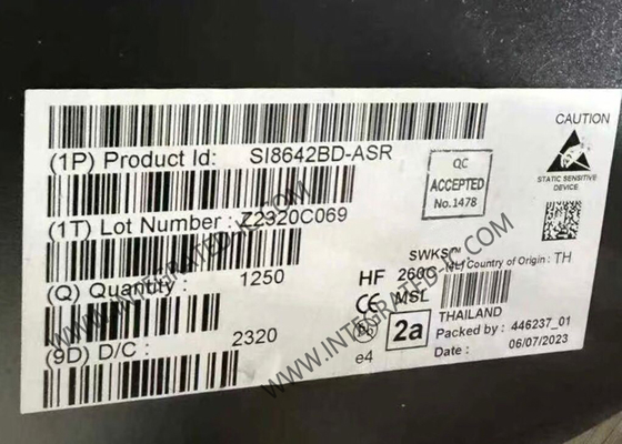 SI8642BD-ASR Entegre Devre Çipleri Düşük Güçlü Dört Kanallı 150Mbps Dijital İzolatörler