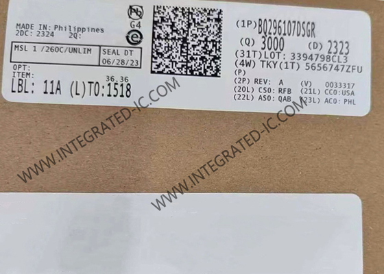 BQ296107DSGR LDO çıkışı ile entegre devre çip aşırı gerilim koruyucusu