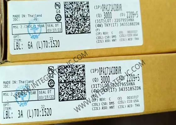 OPA171AIDBVR Entegre Devre Çipi 36V Genel Amaçlı İşlemsel Yükselteçler
