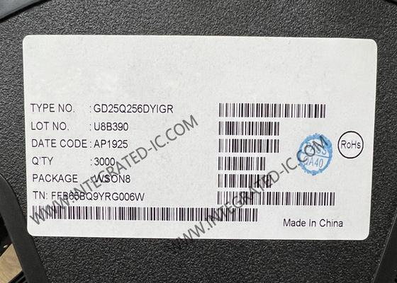 GD25Q256DYIGR Bellek IC Çip 256Mbit 104MHz SPI veya Flash Bellek WSON-8
