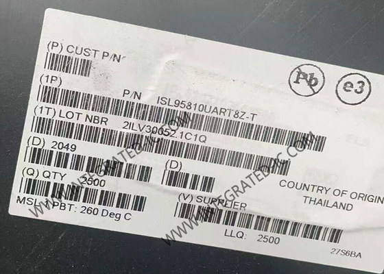 ISL95810UART8Z-T Entegre Devre Çipi Düşük Gürültülü Tek Dijital Kontrollü Potansiyometre