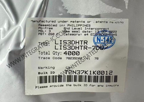 LIS3DHTR Sensör IC Ultra Düşük Güç Tüketimli Yüksek Performanslı 3 Eksenli İvmeölçer