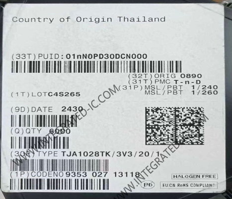 TJA1028TK Entegre Devre Çipi 45uA Otomotiv LIN Mini Sistem Temel Çipi