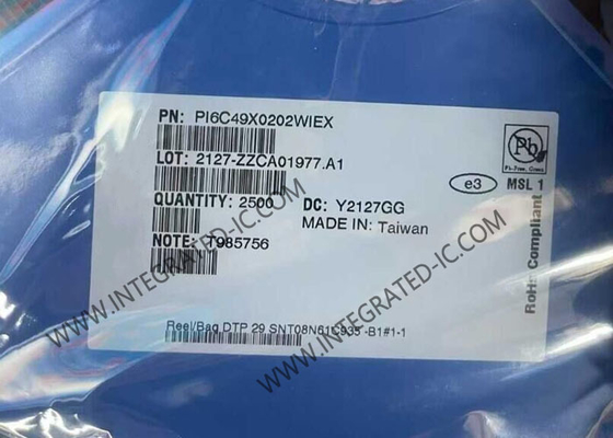 PI6C49X0202WIEX Entegre Devre Çipi Düşük Kayma 1'e 2 LVCMOS/LVTTL Fanout Tamponu SOIC8