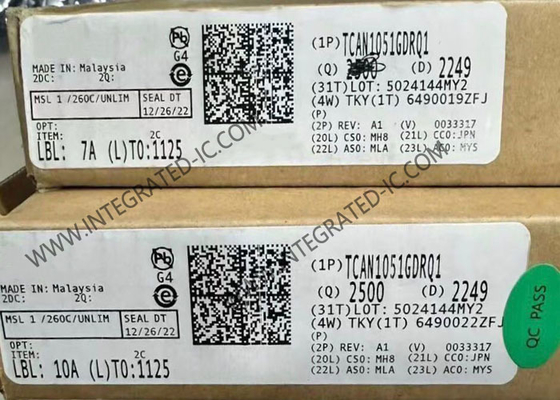 Entegre Devre Çip TCAN1051GDRQ1 5 Mbps Otomobil CAN Alıcı