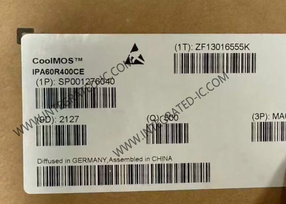 IPA60R400CE N-Kanal Güç MOSFET Transistör 600 V 10.3A Entegre Devre Çipi PFC ve PWM Aşamaları için