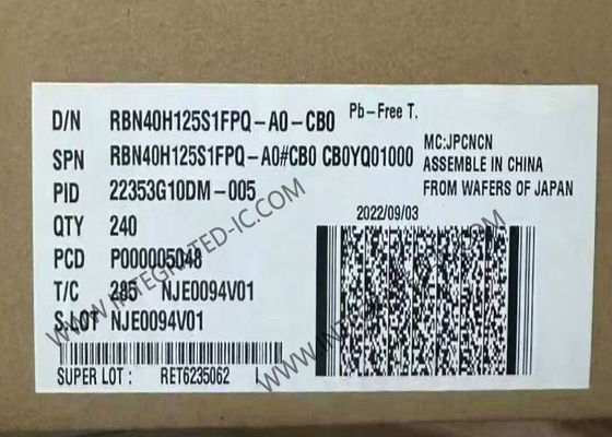 RBN40H125S1FPQ-A0 Entegre Devre Çipleri IGBT Trench Transistor 1250V Through Hole