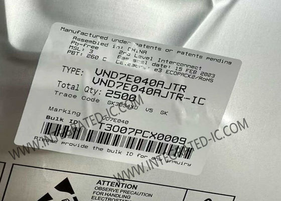 VND7E040AJTR Entegre Devre Çipi Çift Kanallı Yüksek Taraf Sürücü Akım Algılama Analog Geri Bildirimi İle