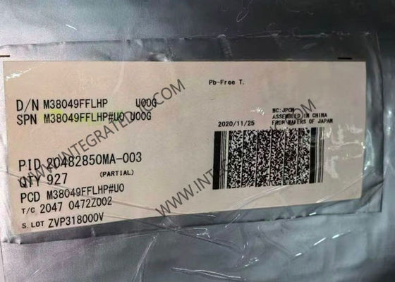 M38049FFLHP LFQFP-64 Paketinde 2MHz Maksimum Frekanslı 8 Bit Mikrodenezgâh MCU