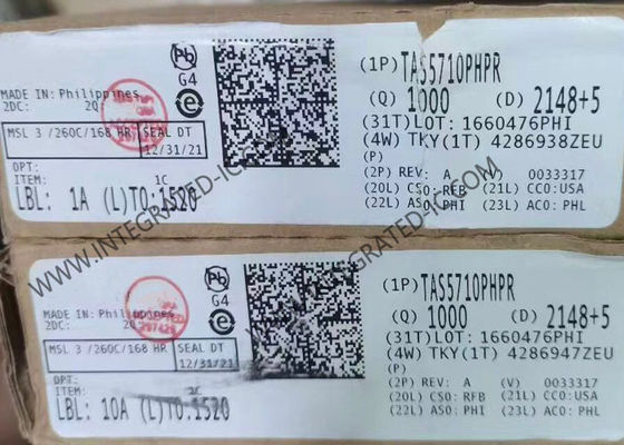 TAS5710PHPR Entegre Devre Çipi 20W 2 Kanallı Stereo Dijital Ses Güç Amplifikatörü 32-bit Veri Yolu