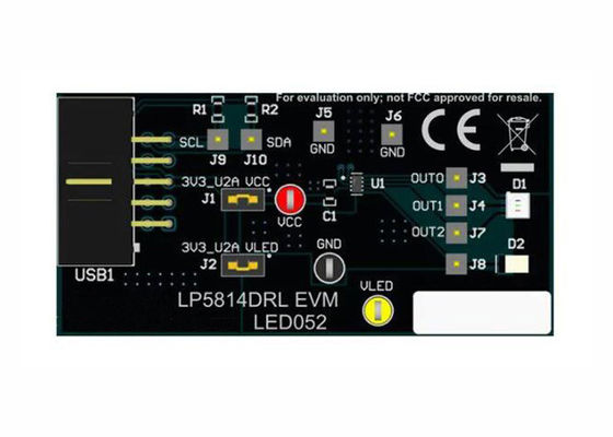 LP5814DRLEVM Gömülü Çözümler LP5814 4 Kanal RGBW LED Sürücü Değerlendirme Modülü