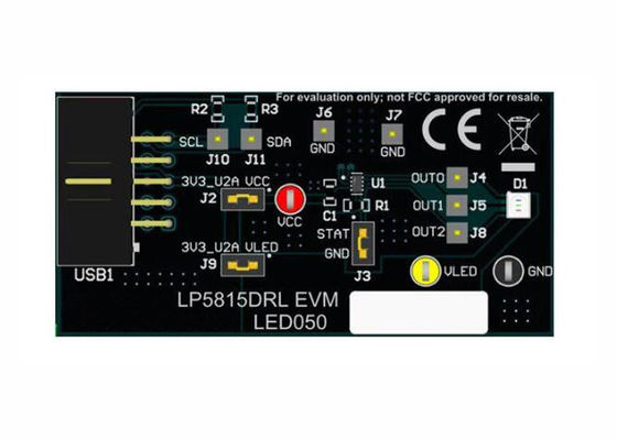 LP5815DRLEVM Gömülü Çözümler Değerlendirme Modülü LP5815 3 Kanal RGB LED Sürücüsü