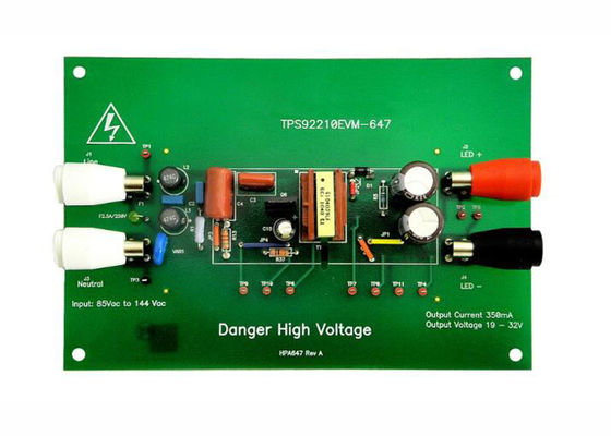 TPS92210EVM-647 Gömülü Çözümler Doğal PFC LED Aydınlatma Sürücü Kontrol Cihazı Değerlendirme Modülü