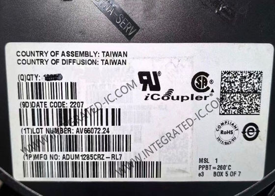 ADUM1285CRZ Entegre Devre Çipi 3kV RMS Çift Kanal Dijital İzolatör Yüksek Gerilim İzolasyonu İçin