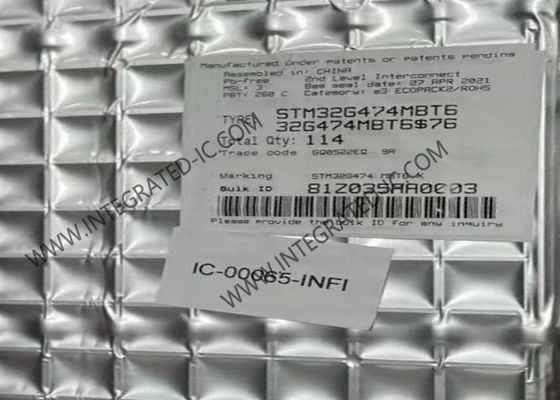 170MHz Mikrodenetleyici MCU STM32G474MBT6 Gömülü Mikrodenetleyiciler LQFP80 IC Chip