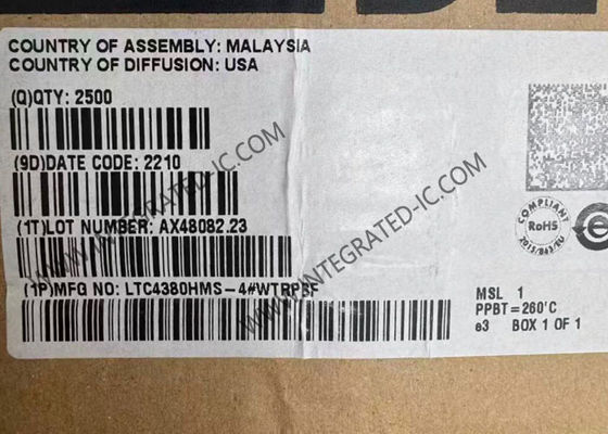 LTC4380HMS-4 Entegre Devre Çipi, Düşük Sakin Akımlı Aşırı Gerilim Koruması ve Otomotiv Sınıfı