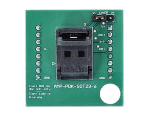 AMP-PDK-SOT23-6 Gömülü Çözümler Tek Kanallı Standart Amplifikatör Değerlendirme Kartı