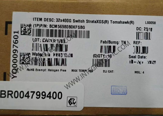 Ethernet IC BCM56980B0KFSBG Çok Katmanlı Değiştirici Ethernet IC