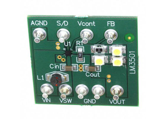 LM3501TL-16EV Gömülü Çözümler Değerlendirme Kartı LM3501 Senkron Yükseltici DC DC Dönüştürücü