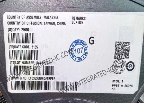 LTC3636IUFD Entegre Devre Çipi Çift Kanal 6A 20V Monolitik Senkronize Step-Down Regülatör