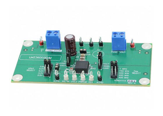 LMZ36002EVM Gömülü Çözümler Simple Switcher Güç Modülü Değerlendirme Kartı