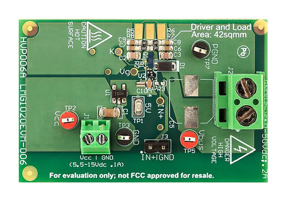 LMG1020EVM-006 Gömülü Çözümler Tek Kanallı Kapı Sürücü Güç Yönetimi Değerlendirme Kartı