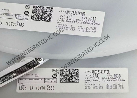 AMC7834IRTQR Entegre Devre Çipi, 8 Kanal, 12-bit Çözünürlük ve Güç Amplifikatörü İzlemesi için 5V Besleme Gerilimi