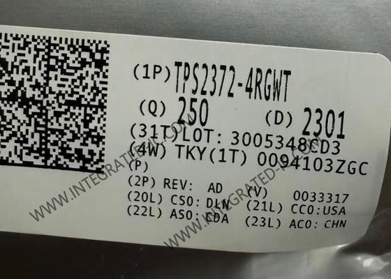 TPS2372-4RGWT Entegre Devre Çipi Yüksek Güçlü PoE PD Arayüzü Otomatik MPS ve Otomatik Sınıflandırma İle