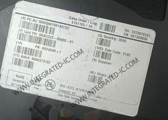 SOT-23-6 Kılıfında 300µA Akım Beslemeli ve 1-Wire® Protokollü DS2483R Entegre Devre Çipi