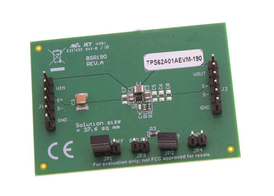 TPS62A01AEVM-190 Embedded Solutions PWM Synchronous Step-Down Converter Değerlendirme Kurulu
