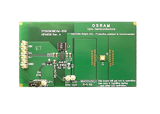 TPS63030EVM-658 Gömülü Çözümler Buck-Boost Tek LED Sürücü Değerlendirme Modülü