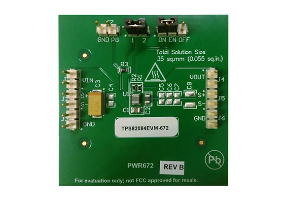 TPS82084EVM-672 Embedded Solutions Step Down Converter With Integrated Inductor Evaluation Board (Entegre İndüktör Değerlendirme Kuruluyla Step Down Değiştiricisi)